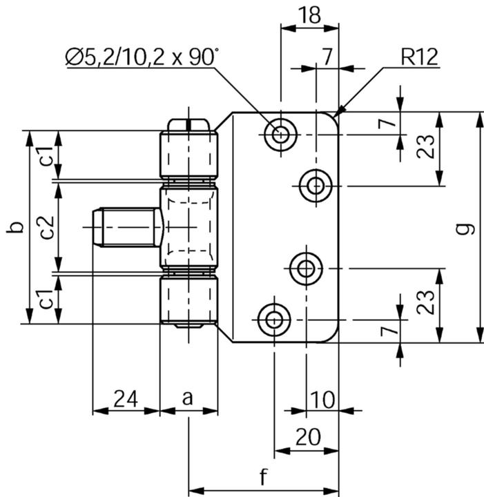 Produktbild Sassba Stahlzargenbänder