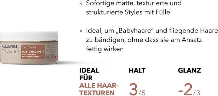 Immagine prodotto Goldwell Pasta opacizzante StyleSign Texture (Pasta per capelli, 100 ml)