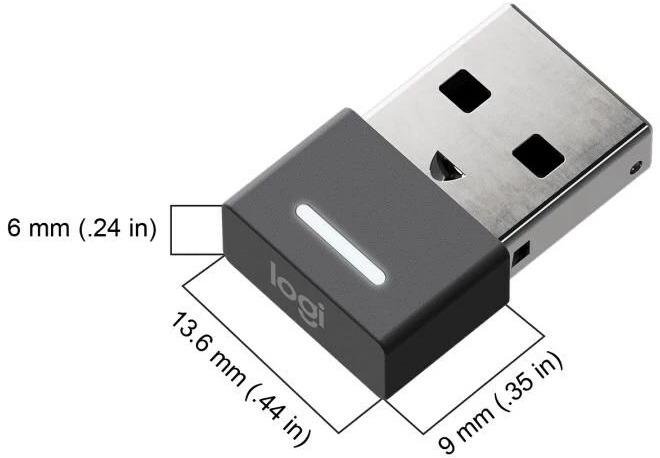 Actual product image Logitech UC Zone (Wireless, USB-A, Skype)