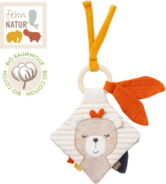 Productafbeelding Fehn Stoffen boek Ezel & Teddy NATURE