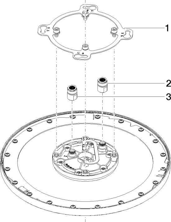 Actual product image Dornbracht Dornb rain shower for ceiling installation, d= 300mm chr (12 l/min)