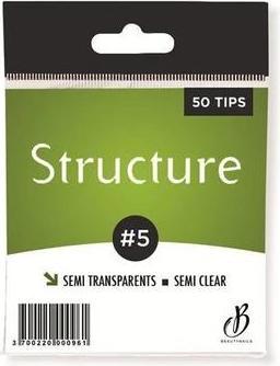 Produktbild Beautynails Bna Semi-Transparent Structure Tips No. 05 X50 (Kunstnägel)