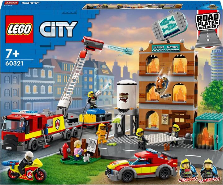 LEGO Feuerwehreinsatz mit Löschtruppe (60321, LEGO City)