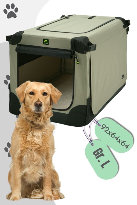 Produktbild Maelson Faltbare Hunde- / Transportbox (Hund, Waschbar, Faltbar)