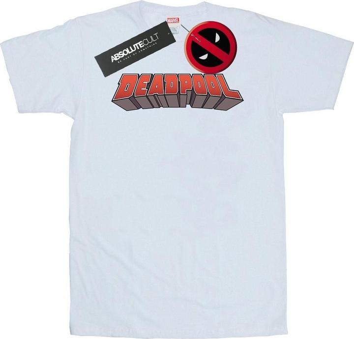 Actual product image Mens Deadpool Text Logo T-Shirt (XL)