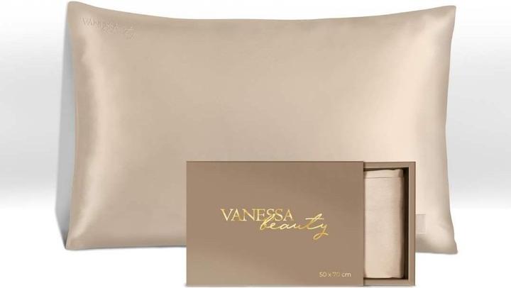 Image du produit Vanessa Beauty Seidenkissenbezug 2er-Set mit Waschbeutel (Taie d'oreiller, 50 x 70 cm)