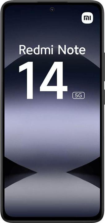 Actual product image Xiaomi Redmi Note 14 5G (128 GB, Midnight Black, 6.67", Dual SIM, 5G)