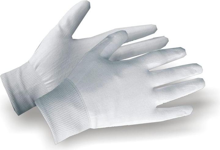 Actual product image Asatex Glove size 10 white EN 388 PPE category II nylon with polyurethane (10)