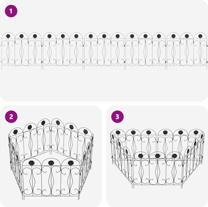 Produktbild vidaXL Gartenumzäunung
