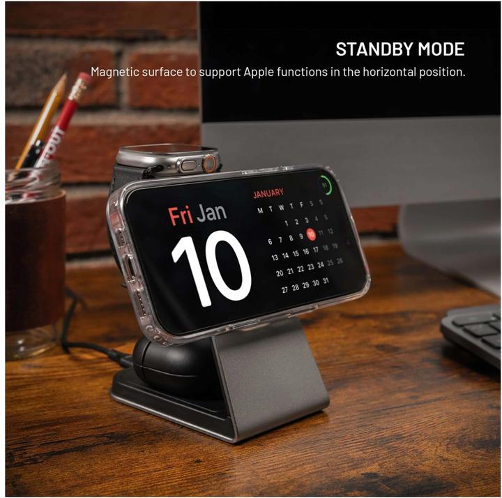 Produktbild Fixed MagPowerstation Alu 2 (30 W)