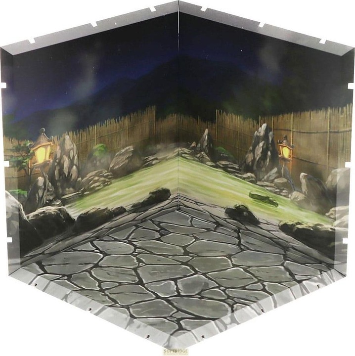 Actual product image PLM Dioramansion 150 accessory set for Nendoroid and Figma action figures Outdoor Hot Spring