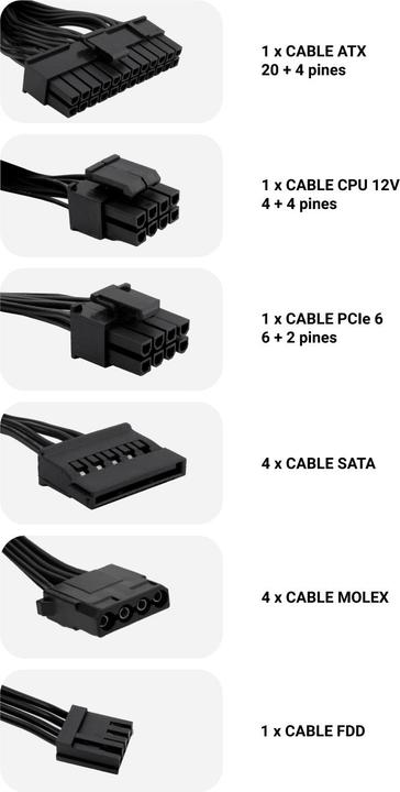 Produktbild CoolBox DeepPower BR-650 (650 W)
