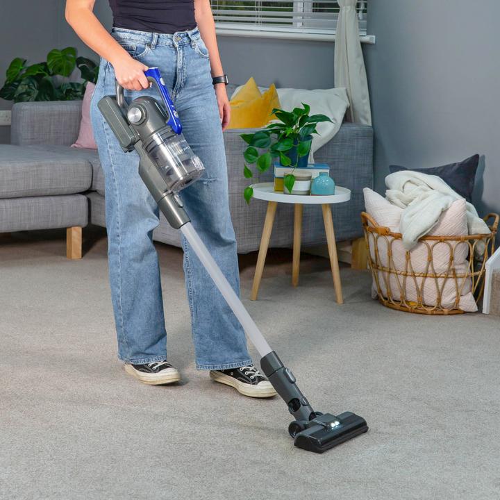 Actual product image Russell Hobbs RHHS4101 – Glide Pro Plus Akku-Staubsauger in Grau & Blau