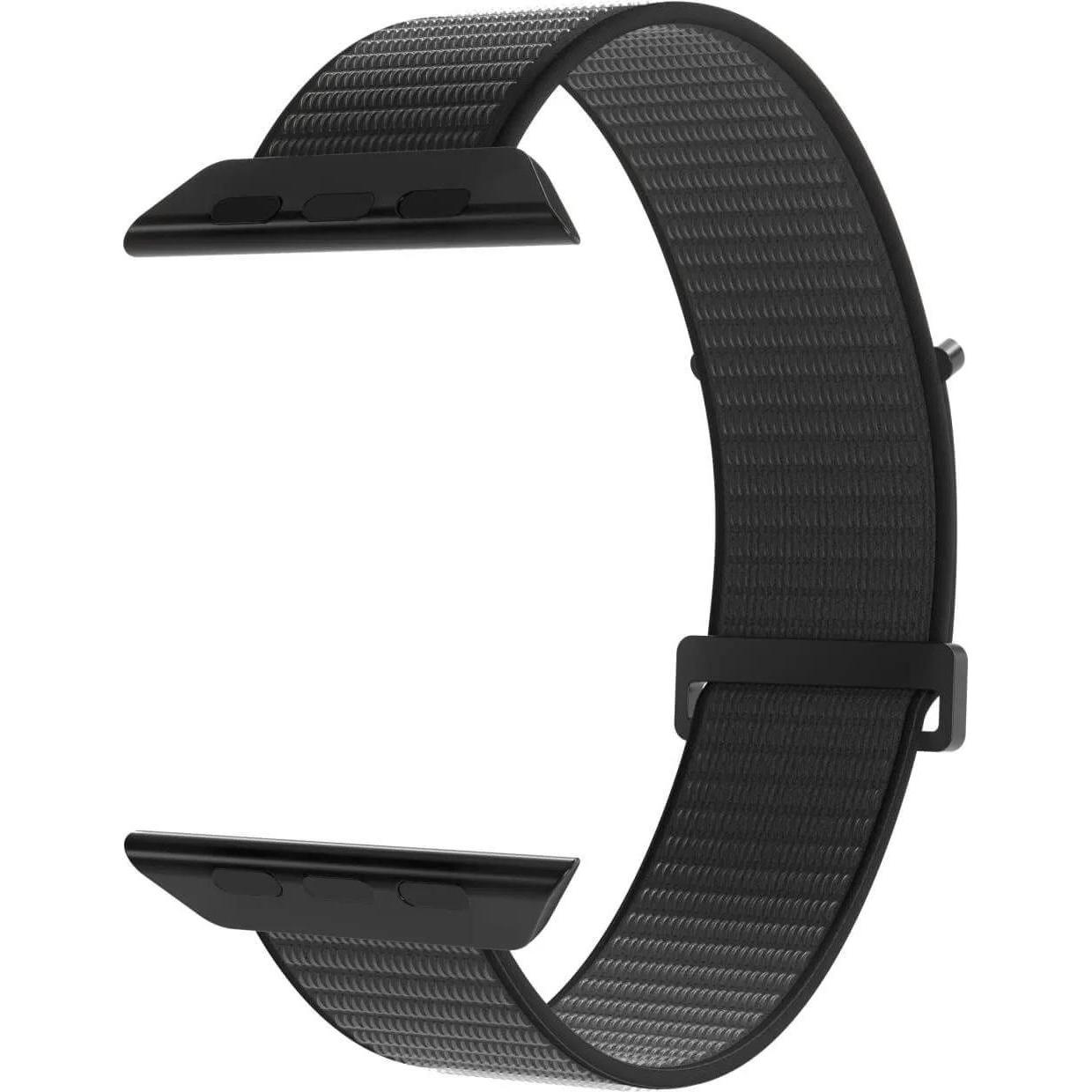 Thumbnail - Puro Nylon Sport - Pasek do Apple Watch 38/40/41 mm (Czarny) (38 mm, 40 mm, 41 mm, Nylon, Apple Watch), Uhrenarmband, Sc...