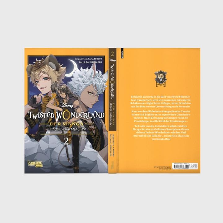 Actual product image Twisted Wonderland: The Manga - Episode of Savanaclaw 2 (German, Dorothea Everywhere, Suzuka Oda, Yana Toboso, 2025)