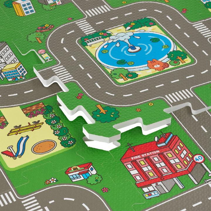 Image du produit tectake Ma ville (90 x 90 cm)