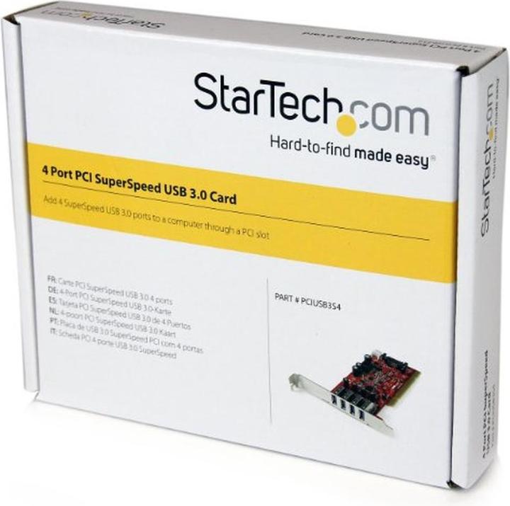 Produktbild StarTech 4 Port SuperSpeed USB 3.0 PCI Card