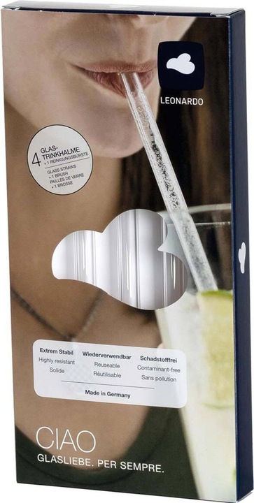 Produktbild Leonardo Glastrinkhalme Ciao (4 x)