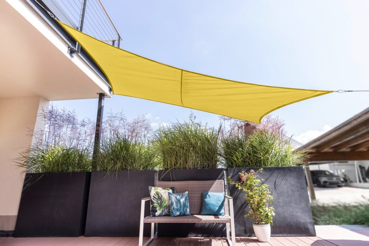 Image du produit Windhager Voile d'ombrage Cannes, 2 x 3 m, rectangle, jaune (2 x 3 m)