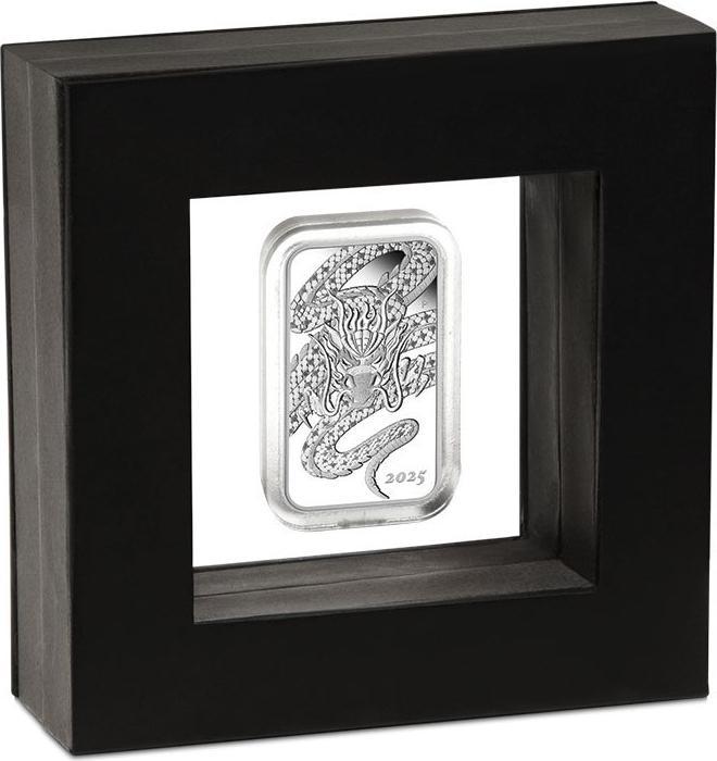 Produktbild The Perth Mint Silber Dragon Rectangle 1 oz PP - 2025 (2026)