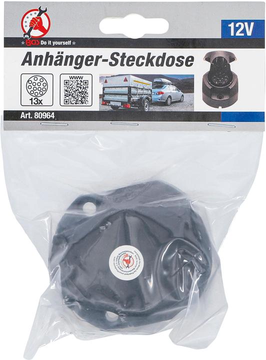 Actual product image BGS Anhänger-Steckdose