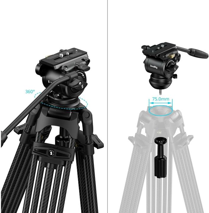 Produktbild SmallRig FSD14 FreeSpeed Hochleistungs-Kohlefaserstativ (Carbon)