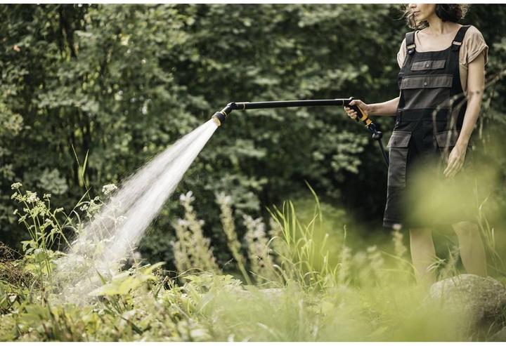 Image du produit Fiskars Lance d'arrosage à 3 fonctions, tête de buse pivotante SoftGrip, contrôle du débit avec régulateur