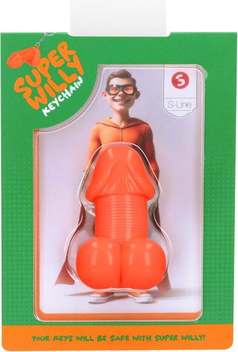 Actual product image S-Line Super Willy - Keychain - Orange