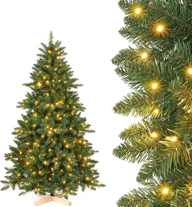 Actual product image Yorbay Künstlicher Weihnachtsbaum mit 240 LEDs (150 cm)