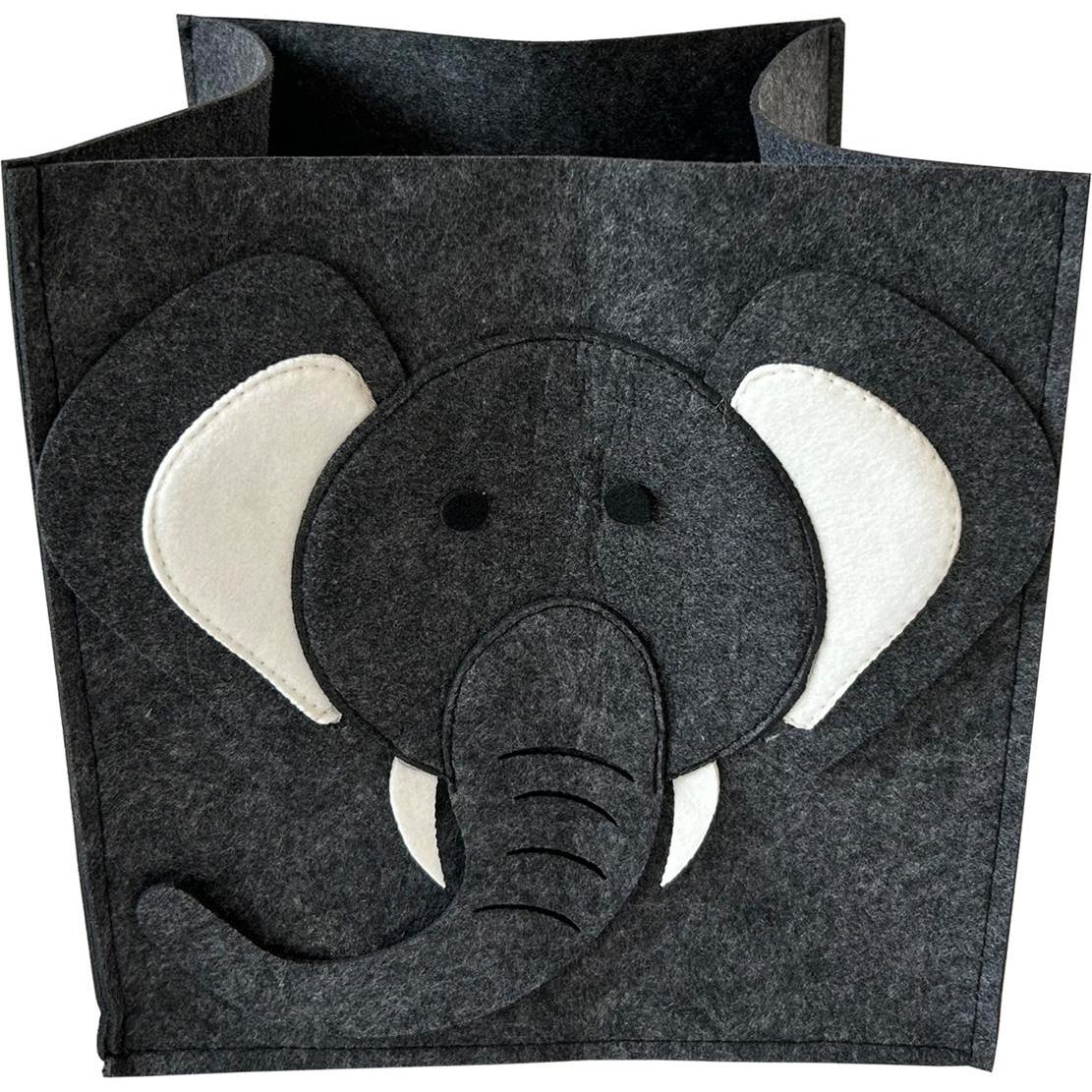HTI-Living, Aufbewahrungskorb, Aufbewahrungskorb Elefant eckig (1 x, B, H)