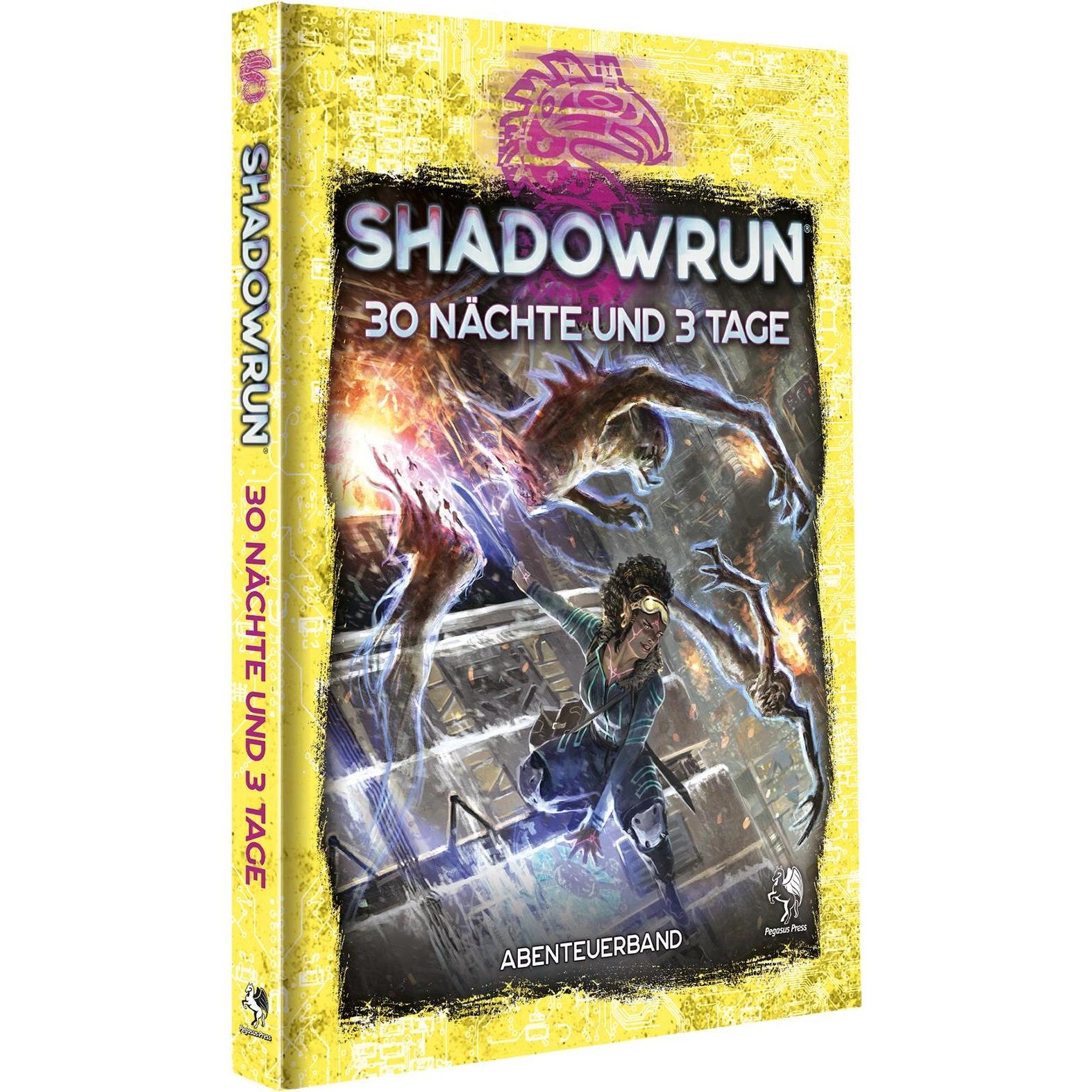 Pegasus 46112G - Shadowrun: 30 Nächte und 3 Tage, Hardcover, 3-6 Spieler, ab 12 Jahren (DE-Ausgabe) (Deutsch)