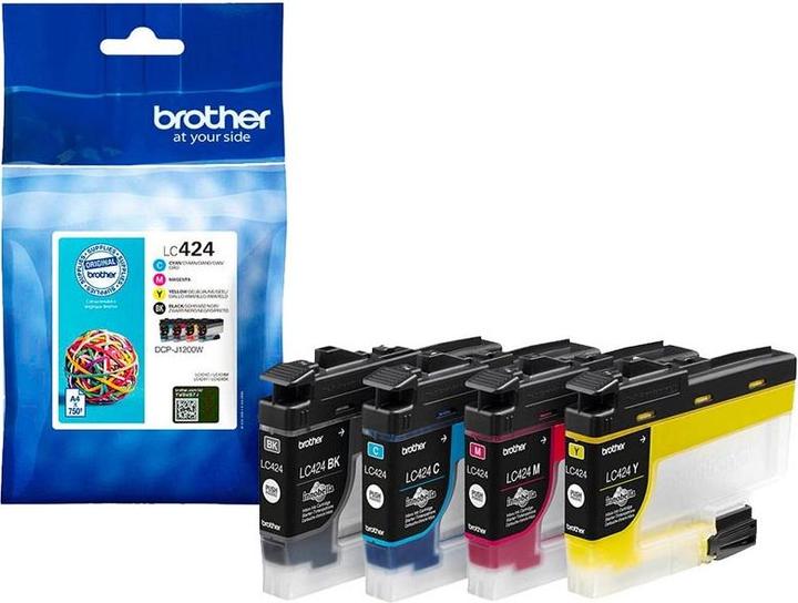Image du produit Brother LC-424VAL Jeu de cartouches d'encre (M, CF, C, Y)
