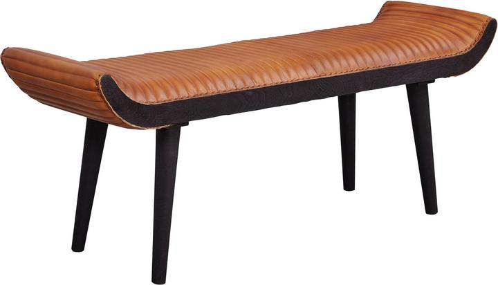 Image du produit FineBuy Banc en bois massif mangue marron (125 cm)