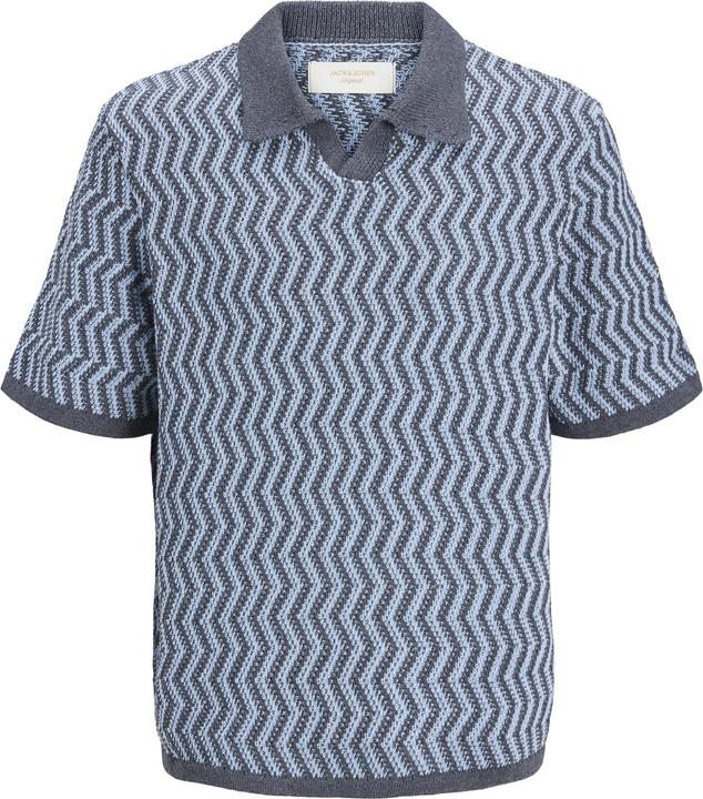 Produktbild Jack & Jones Joraiden Knit Split Neck Polo Styd Ss26 (XL)