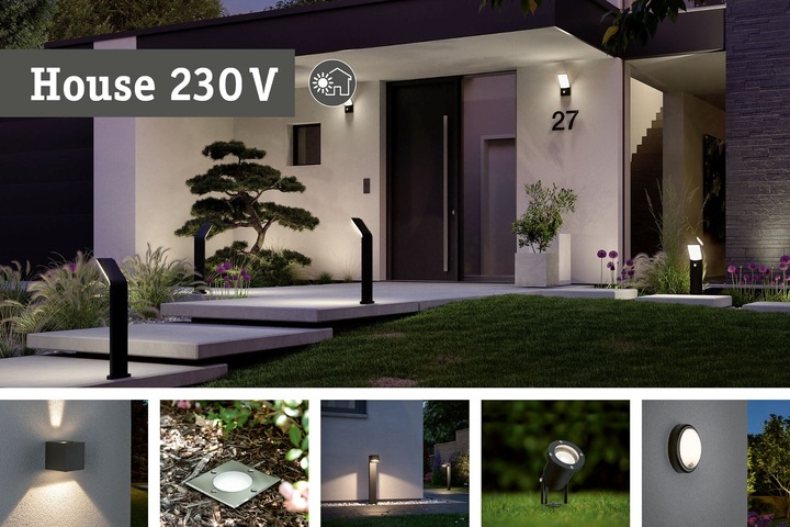 Actual product image Paulmann Outdoor 230V recessed floor luminaire Durea (850 lm, IP67)