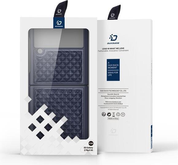 Actual product image Dux Ducis Venice Series Genuine Leather Case (Samsung Galaxy Z Flip4)