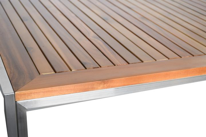 Produktbild Jet-Line Tisch für Gartenset Artemis Akazienholz Gartenmoebel Gartenset Terrasse Balkon (160 cm)