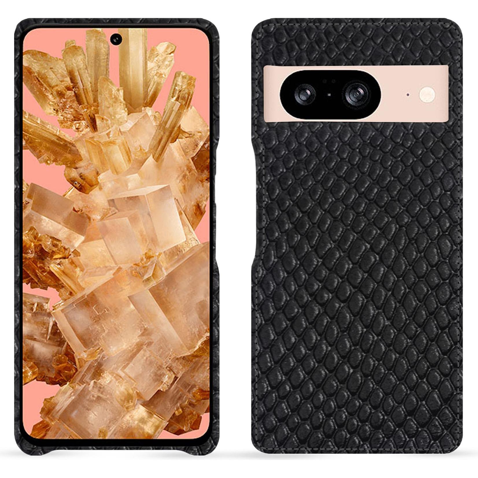 Noreve Lederschutzhülle (Google Pixel 8), Smartphone Hülle, Schwarz