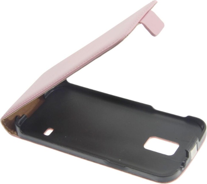 Actual product image OEM Slim Leather Flip Case Galaxy S5 mini - pink (Samsung Galaxy S5 Mini)