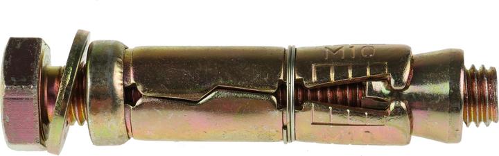 Produktbild RS PRO 10x10 Loose Bolt Shld Anch Zinc & Yellow (1 Stk.)