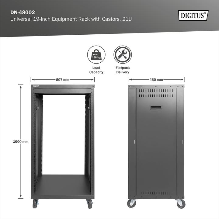 Actual product image Digitus DN-48002 (21 RU, 19 inch rack)