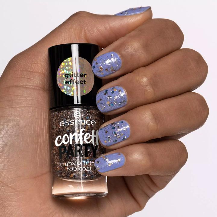 Actual product image essence Confetti Party (Multicoloured, Top coat)