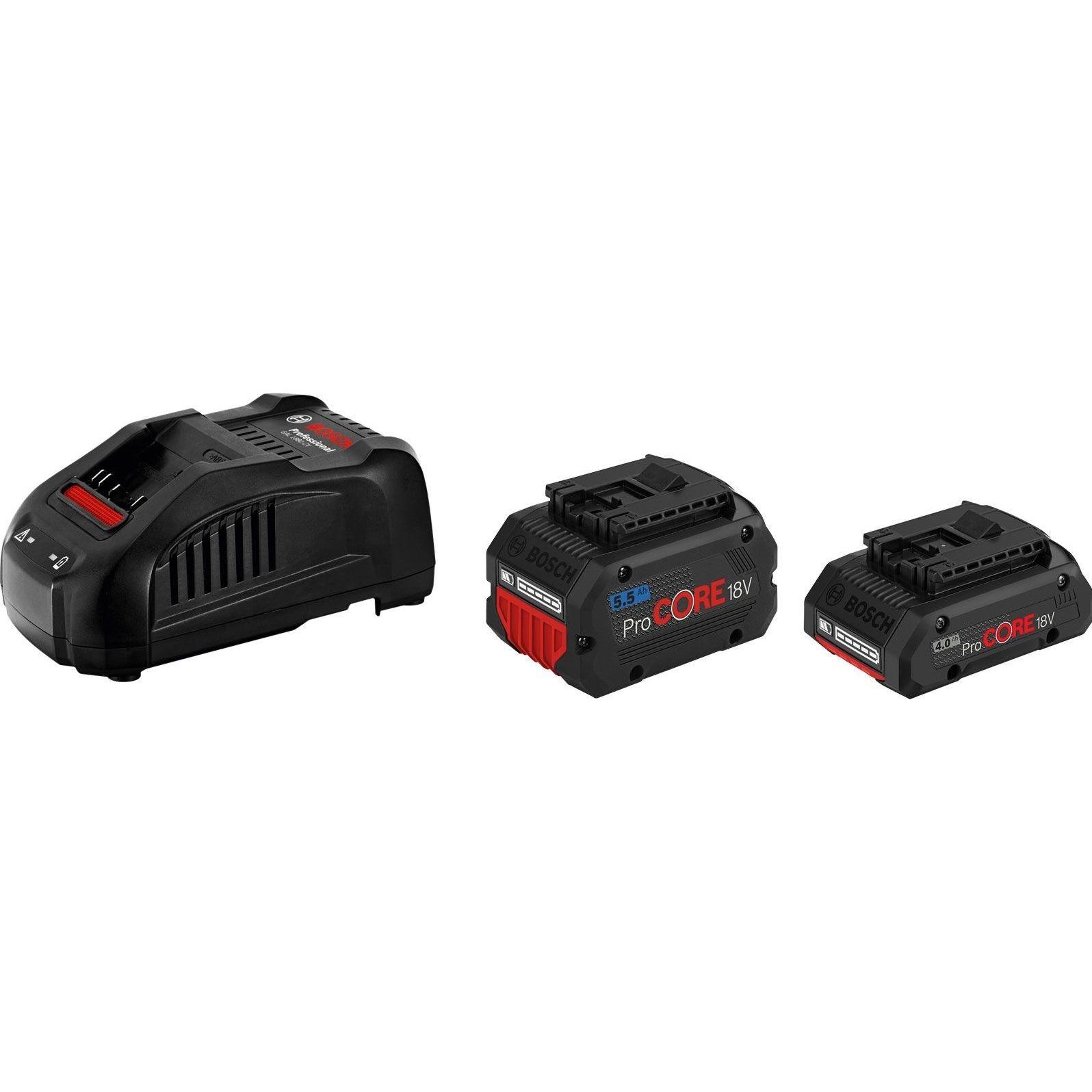 Bosch Professional, Werkzeugakku + Ladegerät, Starter-Set (18 V)