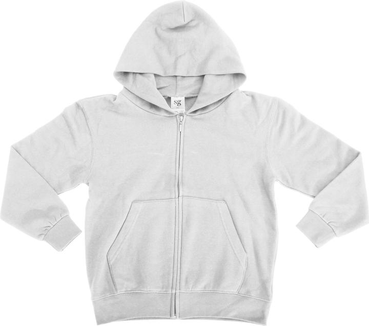 Produktbild Sg einfärbige Jacke mit Reissverschluss und Kapuze (116)