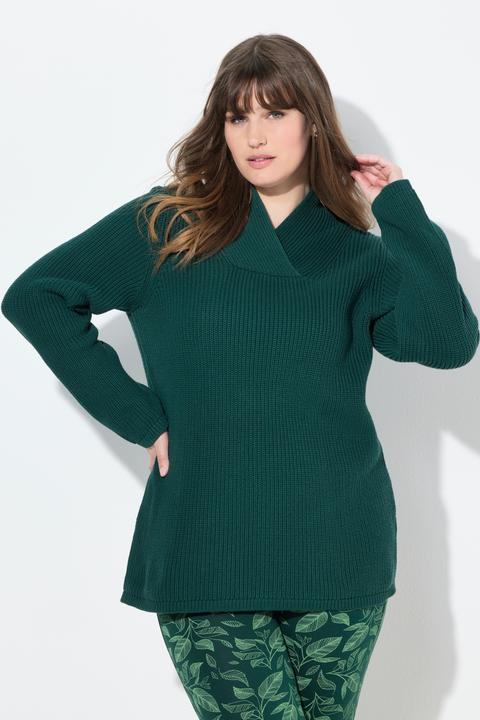 Produktbild Ulla Popken Pullover, Schalkragen, Langarm (42, 44)