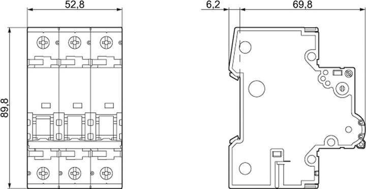 Produktbild Siemens MCB 3 Pole Type D 10kA 40A 400V