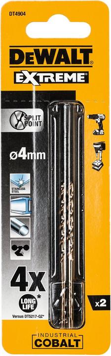 Actual product image DeWalt Metal drill (4 millimetres)