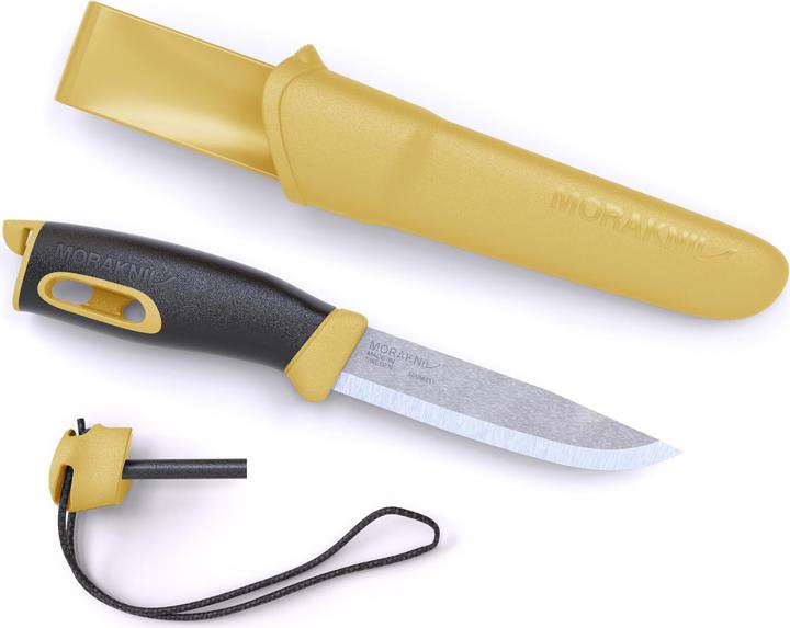 Actual product image Morakniv Survival Knife Companion Spark (S) Yellow (10.40 cm)