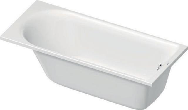 Produktbild Duravit Badewanne D-NEO Einbauversion 1 RS 1600x700mm weiss (130 l, 160 cm, 70 cm)