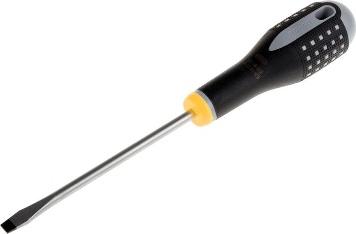 Produktbild Bahco ERGO Schraubendreher für Schlitzschrauben mit 3-Komponenten-Griff, 1,2 mm × 6,5 mm × 125 mm (Schlitzschrauben)